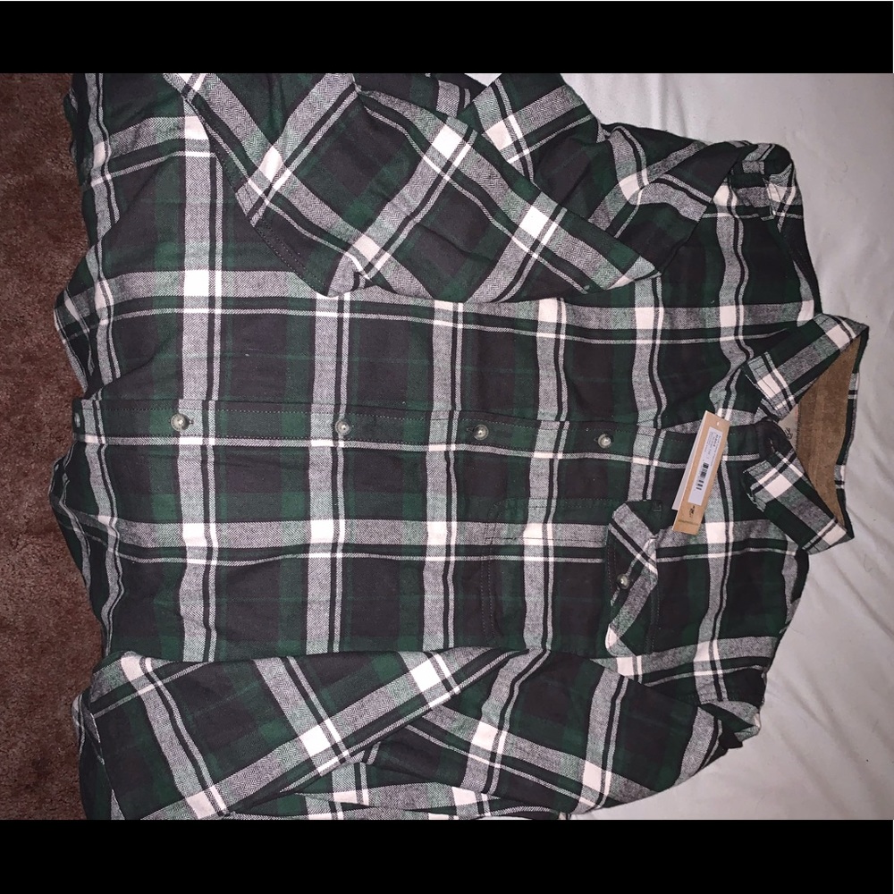 New Men’s XL Tall Flannel with herringbone